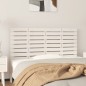 vidaXL Testiera da Parete Bianca 156x3x63 cm in Legno Massello di Pino vidaXL Testiera da Parete Bianca 156x3x63 cm in Legno Massello di Pino