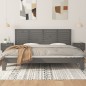 vidaXL Testiera da Parete Grigia 186x3x63 cm in Legno Massello di Pino vidaXL Testiera da Parete Grigia 186x3x63 cm in Legno Massello di Pino