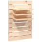 vidaXL Mensole da Letto a Parete 2 pz Legno Massello di Pino vidaXL Mensole da Letto a Parete 2 pz Legno Massello di Pino