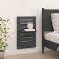 vidaXL Mensole da Letto a Parete 2 pz Grigio Legno Massello di Pino vidaXL Mensole da Letto a Parete 2 pz Grigio Legno Massello di Pino
