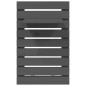 vidaXL Mensole da Letto a Parete 2 pz Grigio Legno Massello di Pino vidaXL Mensole da Letto a Parete 2 pz Grigio Legno Massello di Pino