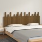 vidaXL Testiera da Parete Miele 204x3x80 cm in Legno Massello di Pino vidaXL Testiera da Parete Miele 204x3x80 cm in Legno Massello di Pino