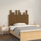 vidaXL Testiera da Parete Miele 95,5x3x80 cm in Legno Massello di Pino