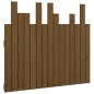 vidaXL Testiera da Parete Miele 95,5x3x80 cm in Legno Massello di Pino