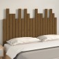 vidaXL Testiera da Parete Miele 127,5x3x80cm in Legno Massello di Pino vidaXL Testiera da Parete Miele 127,5x3x80cm in Legno Massello di Pino