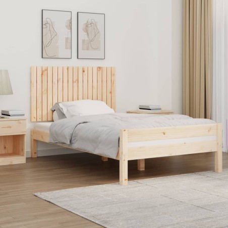 vidaXL Testiera da Parete 108x3x60 cm in Legno Massello di Pino