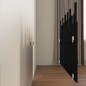 vidaXL Testiera da Parete Nera 185x3x80 cm in Legno Massello di Pino vidaXL Testiera da Parete Nera 185x3x80 cm in Legno Massello di Pino