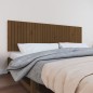 vidaXL Testiera da Parete Miele 204x3x60 cm in Legno Massello di Pino vidaXL Testiera da Parete Miele 204x3x60 cm in Legno Massello di Pino