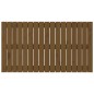 vidaXL Testiera da Parete Miele 108x3x60 cm in Legno Massello di Pino vidaXL Testiera da Parete Miele 108x3x60 cm in Legno Massello di Pino