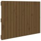 vidaXL Testiera da Parete Miele 95,5x3x60 cm in Legno Massello di Pino vidaXL Testiera da Parete Miele 95,5x3x60 cm in Legno Massello di Pino