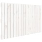 vidaXL Testiera da Parete Bianca 108x3x60 cm in Legno Massello di Pino vidaXL Testiera da Parete Bianca 108x3x60 cm in Legno Massello di Pino