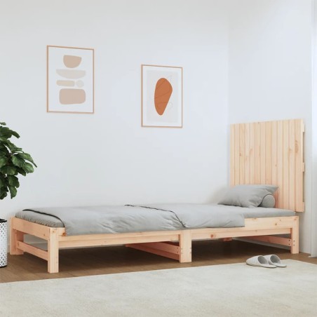vidaXL Testiera da Parete 82,5x3x60 cm in Legno Massello di Pino