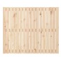 vidaXL Testiera da Parete 108x3x90 cm in Legno Massello di Pino vidaXL Testiera da Parete 108x3x90 cm in Legno Massello di Pino