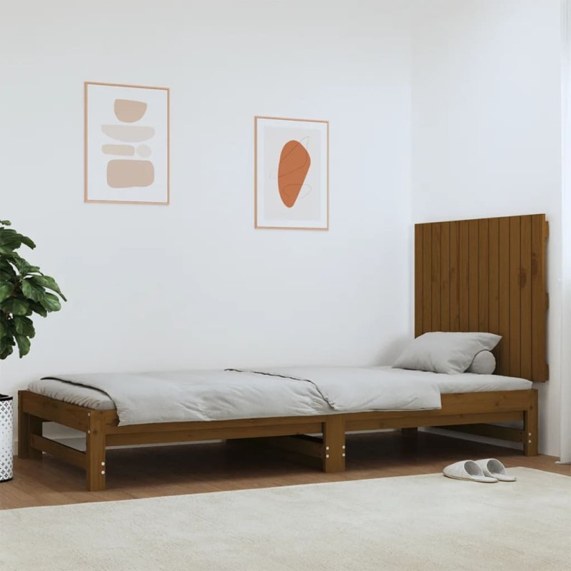 vidaXL Testiera da Parete Miele 82,5x3x60 cm in Legno Massello di Pino vidaXL Testiera da Parete Miele 82,5x3x60 cm in Legno Massello di Pino