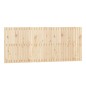 vidaXL Testiera da Parete 204x3x90 cm in Legno Massello di Pino vidaXL Testiera da Parete 204x3x90 cm in Legno Massello di Pino