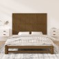 vidaXL Testiera da Parete Miele 147x3x90 cm in Legno Massello di Pino vidaXL Testiera da Parete Miele 147x3x90 cm in Legno Massello di Pino