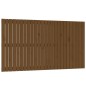 vidaXL Testiera da Parete Miele 159,5x3x90cm in Legno Massello di Pino