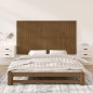 vidaXL Testiera da Parete Miele 159,5x3x90cm in Legno Massello di Pino