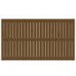 vidaXL Testiera da Parete Miele 159,5x3x90cm in Legno Massello di Pino
