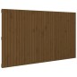 vidaXL Testiera da Parete Miele 204x3x110 cm in Legno Massello di Pino vidaXL Testiera da Parete Miele 204x3x110 cm in Legno Massello di Pino