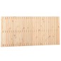 vidaXL Testiera da Parete 185x3x90 cm in Legno Massello di Pino
