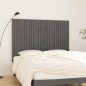 vidaXL Testiera da Parete Grigia 159,5x3x110 cm Legno Massello di Pino