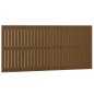 vidaXL Testiera da Parete Miele 185x3x90 cm in Legno Massello di Pino vidaXL Testiera da Parete Miele 185x3x90 cm in Legno Massello di Pino