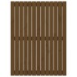 vidaXL Testiera da Parete Miele 82,5x3x110cm in Legno Massello di Pino