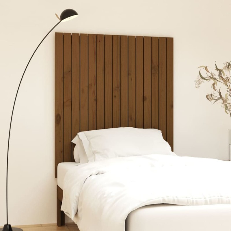 vidaXL Testiera da Parete Ambra 95,5x3x110cm in Legno Massello di Pino vidaXL Testiera da Parete Ambra 95,5x3x110cm in Legno Massello di Pino