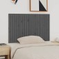 vidaXL Testiera da Parete Grigia 140x3x90 cm in Legno Massello di Pino