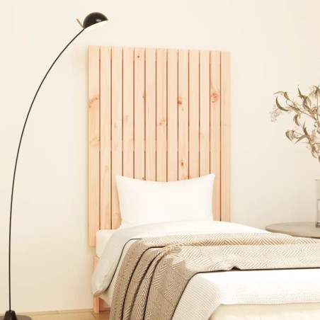 vidaXL Testiera da Parete 82,5x3x110 cm in Legno Massello di Pino