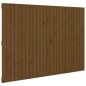 vidaXL Testiera da Parete Miele 159,5x3x110 cm Legno Massello di Pino