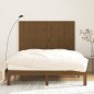 vidaXL Testiera da Parete Miele 159,5x3x110 cm Legno Massello di Pino