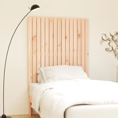 vidaXL Testiera da Parete 95,5x3x110 cm in Legno Massello di Pino