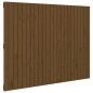 vidaXL Testiera da Parete Miele 146,5x3x110 cm Legno Massello di Pino vidaXL Testiera da Parete Miele 146,5x3x110 cm Legno Massello di Pino