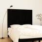vidaXL Testiera da Parete Nera 140x3x110 cm in Legno Massello di Pino vidaXL Testiera da Parete Nera 140x3x110 cm in Legno Massello di Pino