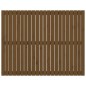 vidaXL Testiera da Parete Miele 140x3x110 cm in Legno Massello di Pino vidaXL Testiera da Parete Miele 140x3x110 cm in Legno Massello di Pino