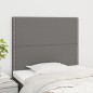 Testiera 2 pz Grigio Scuro 80x5x78/88 cm in Tessuto Testiera 2 pz Grigio Scuro 80x5x78/88 cm in Tessuto