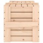 vidaXL Contenitore Portaoggetti 91x40,5x42 cm Legno Massello di Pino vidaXL Contenitore Portaoggetti 91x40,5x42 cm Legno Massello di Pino