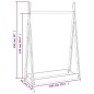 vidaXL Appendiabiti 100x45x150 cm in Legno Massello di Pino vidaXL Appendiabiti 100x45x150 cm in Legno Massello di Pino