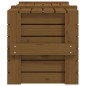 vidaXL Contenitore Portaoggetti Miele 91x40,5x42cm Legno Massello Pino vidaXL Contenitore Portaoggetti Miele 91x40,5x42cm Legno Massello Pino