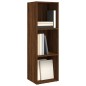 vidaXL Libreria/Mobile TV Rovere Marrone 36x30x114cm Legno Multistrato