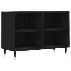 vidaXL Mobile Porta TV Nero 69,5x30x50 cm in Legno Multistrato