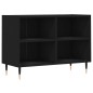 vidaXL Mobile Porta TV Nero 69,5x30x50 cm in Legno Multistrato vidaXL Mobile Porta TV Nero 69,5x30x50 cm in Legno Multistrato