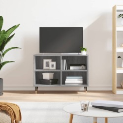 vidaXL Mobile Porta TV Grigio Sonoma 69,5x30x50cm in Legno Multistrato