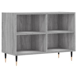 vidaXL Mobile Porta TV Grigio Sonoma 69,5x30x50cm in Legno Multistrato