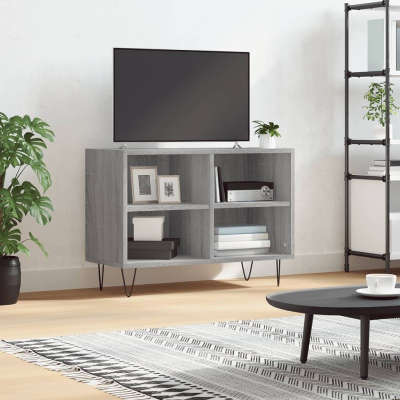 vidaXL Mobile Porta TV Grigio Sonoma 69,5x30x50cm in Legno Multistrato vidaXL Mobile Porta TV Grigio Sonoma 69,5x30x50cm in Legno Multistrato