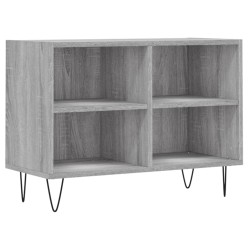 vidaXL Mobile Porta TV Grigio Sonoma 69,5x30x50cm in Legno Multistrato