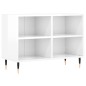 vidaXL Mobile Porta TV Bianco Lucido 69,5x30x50cm in Legno Multistrato vidaXL Mobile Porta TV Bianco Lucido 69,5x30x50cm in Legno Multistrato