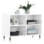 vidaXL Mobile Porta TV Bianco Lucido 69,5x30x50cm in Legno Multistrato vidaXL Mobile Porta TV Bianco Lucido 69,5x30x50cm in Legno Multistrato